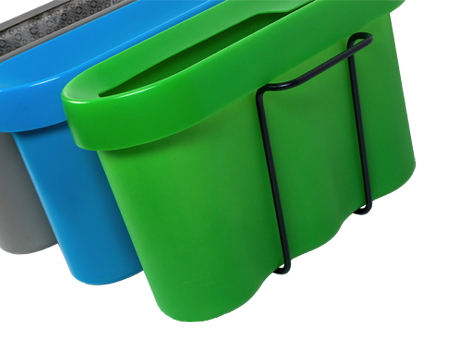 Corbeille design 3 bacs