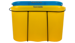 <span>Pragma</span>, une poubelle design 2 bacs, composable et modulable