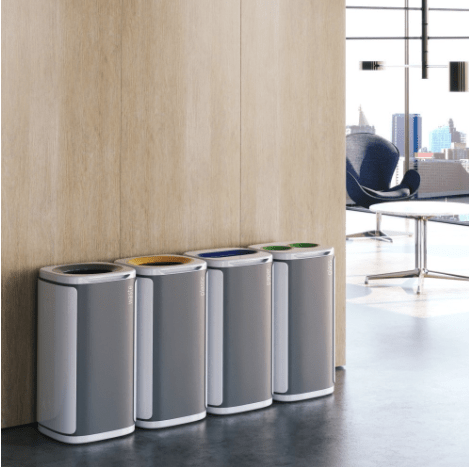 Poubelles pour les hôtels Flexitri, bornes d'apport volontaire