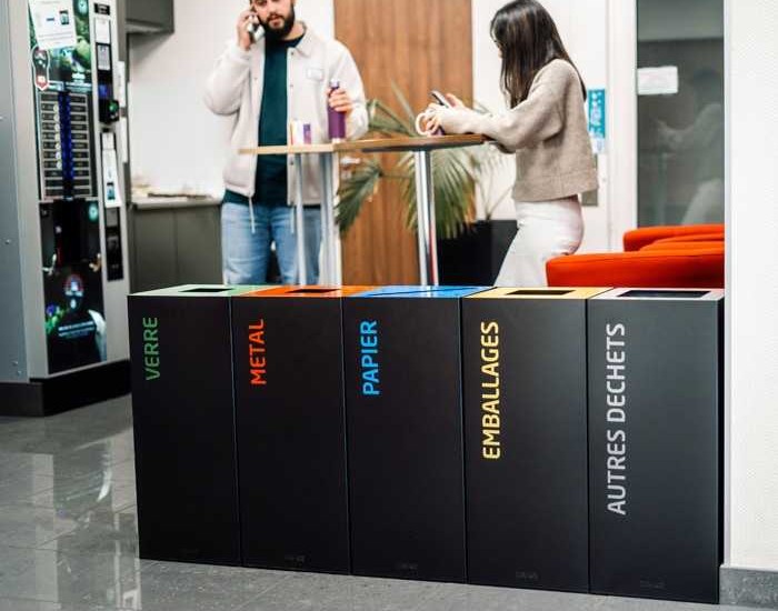 Achat de bornes de tri sélectif pour équiper son entreprise