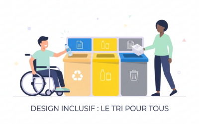 Le design inclusif : pourquoi vos bornes de tri doivent penser à tout le monde